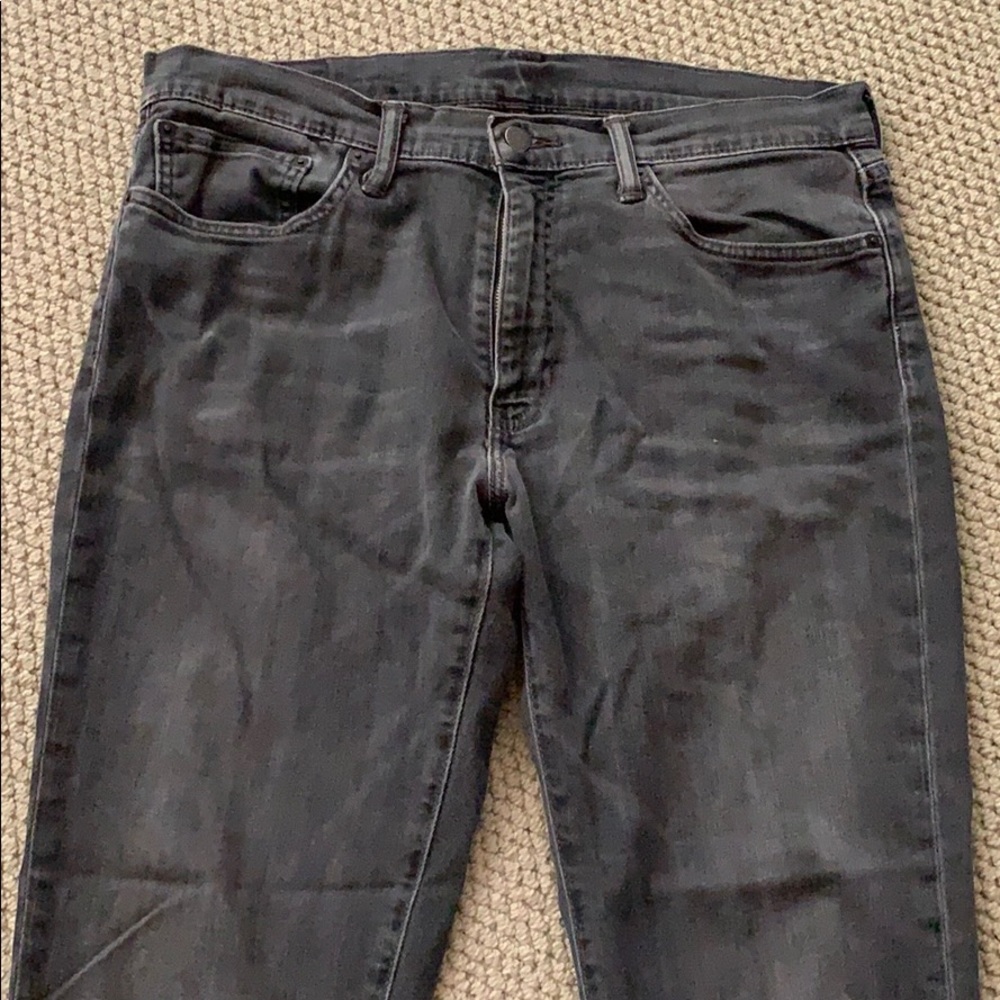 Men’s Levi Strauss jeans- black/gray